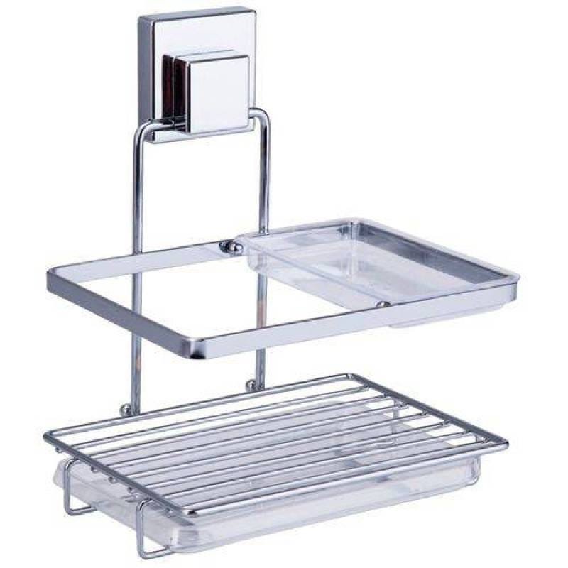 Suporte Para Sabão, Detergente E Esponja Fixação Por Ventosa - 1