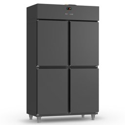 Mini Câmara Congelados Refrimate Preta 4 Portas 220v Mcco4pb - 1