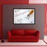 Quadro Decorativo Fórmulas Matemática Física Com Moldura G5 - 3