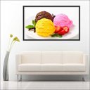 Ver imagem 1 de Quadro Decorativo Sorveterias Sorvete Com Moldura Decorar 09