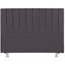 Ver imagem 1 de Cabeceira Cama Casal 138x110 Tecido Inteligente Cinza Keiko