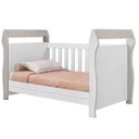 Ver imagem 7 de Berço Mini Cama Americano Star com Guarda Roupa Mobi com Espelho MDF Branco Albatroz Móveis