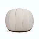 Ver imagem 5 de Poltrona Decorativa Nuvem Fixa Orgânica em Veludo Conforto Firme Natural Loja Sheep