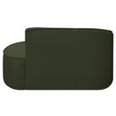 Ver imagem 4 de Kit Divã Recamier Orgânico Marrocos 150cm Lado Direito e 2 Poltronas Amore Linho Verde