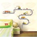 Ver imagem 2 de Adesivo Parede Infantil Trator Construção Caminhão Bebe
