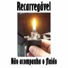 Acendedor Isqueiro Clássico de Metal Cromado de Pavio Recarregável - 2