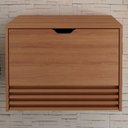 Ver imagem 1 de Armário de Banheiro 1 Porta 1 Gaveta Amêndoa Bn3613 - Tecno Mobili