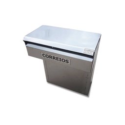 Caixa de Correio Inox Modelo L para Muro - 1