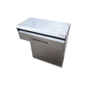 Caixa de Correio Inox Modelo L para Muro