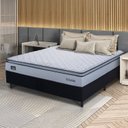 Ver imagem 1 de Colchão Casal Athenas Branco D33 Pillow Top 138x188x29cm Hellen