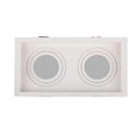 Ver imagem 3 de Spot de Embutir Recuado Branco Quadrado Duplo para PAR20 Opus