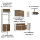 Ver imagem 7 de Cozinha Completa Safira com Armário e Balcão + Tampo Madesa