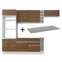 Ver imagem 1 de Cozinha Completa Safira com Armário e Balcão + Tampo Madesa