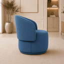 Ver imagem 4 de Poltrona Decorativa Beatriz Orgânica Suede Sala Estar Recepção Quarto