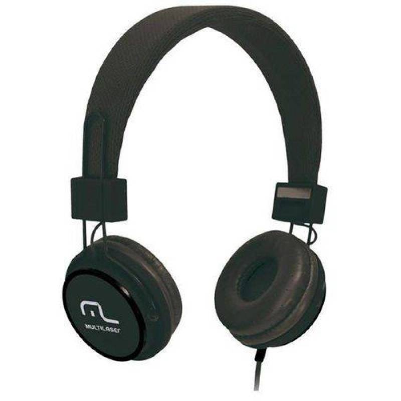 Fone de Ouvido Multilaser Headfun Hi-Fi com Microfone Ph115 Preto - 1