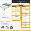 Ver imagem 2 de Cama Box Baú e Auxiliar Solteiro + Colchão de Espuma D20 Gazin Supreme 88cm