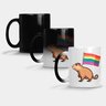 Caneca Mágica Fosca 325ml Y1 Capivara Bandeira Lgbt 3 - 1