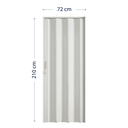 Ver imagem 4 de Porta Sanfonada de PVC 210cm x 72cm Plastporta Bcf Marrom/Imbuia