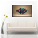 Ver imagem 4 de Quadro Decorativo Abstrato Arte Moderna Com Moldura 002