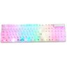 Teclado Transparente Led Color Padrão Usb N240403-1 - Quanhe - 1
