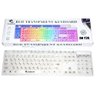 Teclado Transparente Led Color Padrão Usb N240403-1 - Quanhe - 2