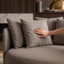 Ver imagem 7 de Poltrona Redonda Decorativa com 6 Almofadas 150cm Soho Confort