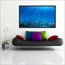 Ver imagem 1 de Quadro Decorativo Fundo Do Mar Oceano Aquário Peixes