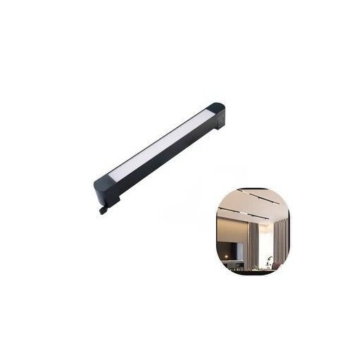 Luminária Led Difusa Linear para Trilho 20w Preto