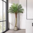 Ver imagem 1 de Palmeira Phoenix Artificial com Folhas Grandes Planta 2.30m