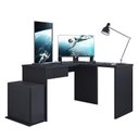 Ver imagem 1 de Mesa de Canto para Computador Desk Gamer Drx-8000 Preto Black - Pr Móveis