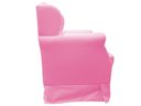 Ver imagem 3 de Poltrona Cadeira De Amamentação Com Balanço Manu Suede Rosa Bebê Ms Decor