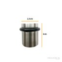 Ver imagem 5 de Batedor Amortecedor de Porta Inox Padrão Hotel 3cm Kit com 2