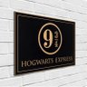 Placa Decorativa MDF - Plataforma 9 3/4 - Harry Potter - 2
