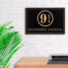 Placa Decorativa MDF - Plataforma 9 3/4 - Harry Potter - 3