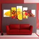 Ver imagem 3 de Quadro Decorativo Frutas Cozinha Restaurantes Com 5 Peças 05