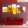 Quadro Decorativo Frutas Cozinha Restaurantes Com 5 Peças 05 - 3