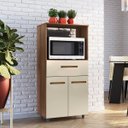 Ver imagem 1 de Armário Multiuso Luni 2 Portas 1 Gaveta Cozinha Mb1