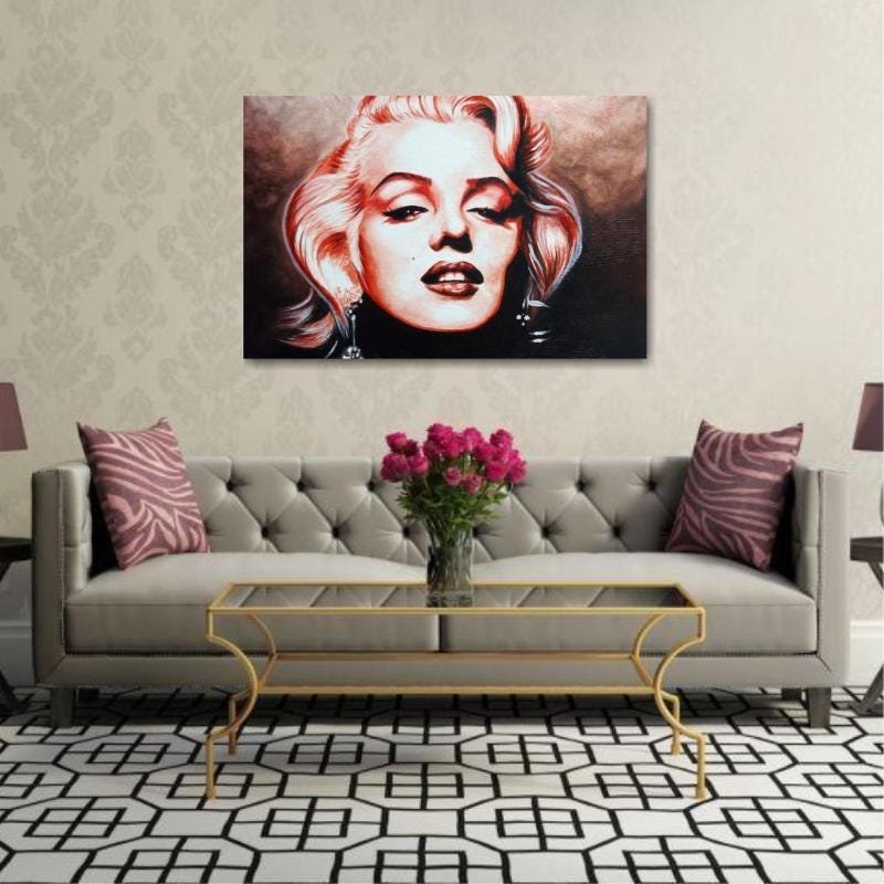 Quadro decorativo Marilyn Monroe Retrô Sala Quarto | MadeiraMadeira