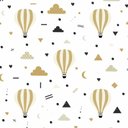 Ver imagem 1 de Papel de Parede Bebê Quarto Infantil Balão Balões N3974