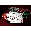 Ver imagem 1 de Papel De Parede Auto Adesivo Poker Cassino Baralho GG538