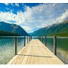 Adesivo Parede Paisagem Lago Montanhas Natureza GG392 - 1