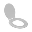 Ver imagem 2 de Assento Sanitário Plástico Astra Tpr-as Plus Anatômico Branco