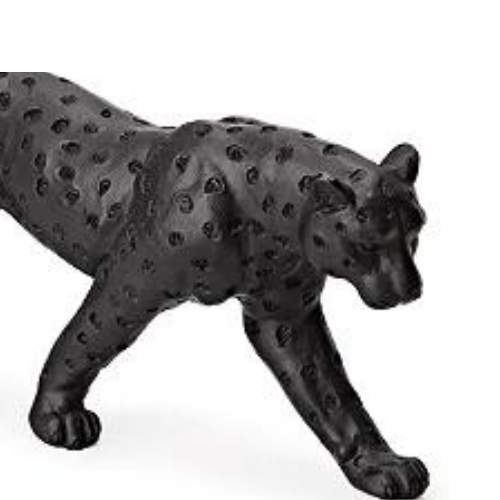 Mini Leopardo Preto Mart Collection 10cm largura - 2