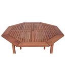 Ver imagem 7 de Mesa Oitavada em Madeira Maciça Vivare Marrom