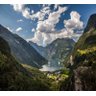 Adesivo Parede Paisagem Montanhas Rio Viagem Natureza GG188 - 1