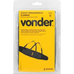 Cinto Ergonômico Lombar Tam. M - Vonder - 3