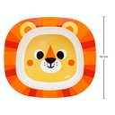 Ver imagem 3 de Kit Refeição Infantil Leão 3 Itens em Plástico Buba