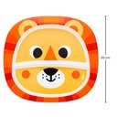 Ver imagem 2 de Kit Refeição Infantil Leão 3 Itens em Plástico Buba