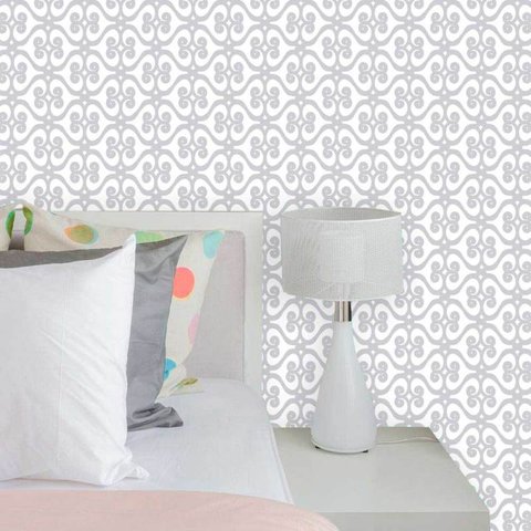 Papel de Parede Lavável Clássico Arabesco