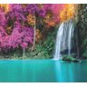 Adesivo Paisagem Natureza Papel Parede Cachoeira Lago GG349 - 1